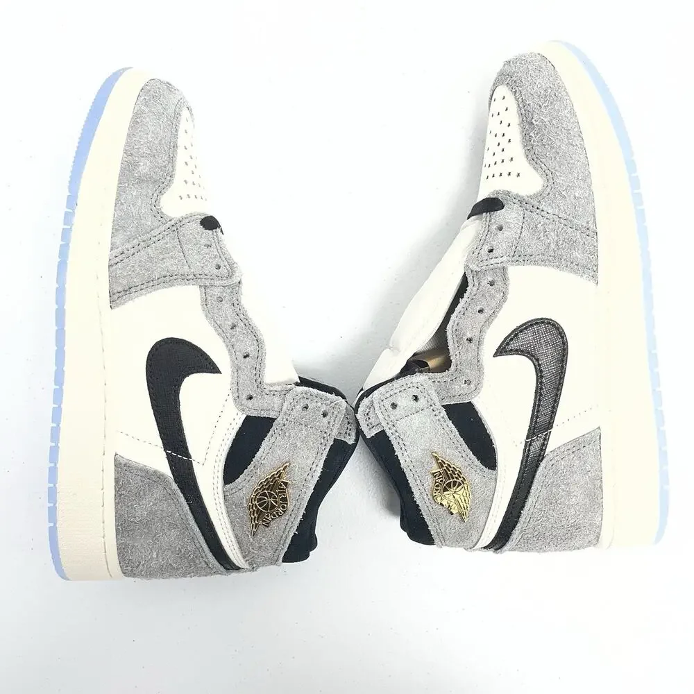 Air Jordan 1 Retro High OG GS All-Star Cool Grey FD1437 003 Size 4.5 Y Kid White